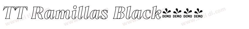 TT Ramillas Black字体转换
